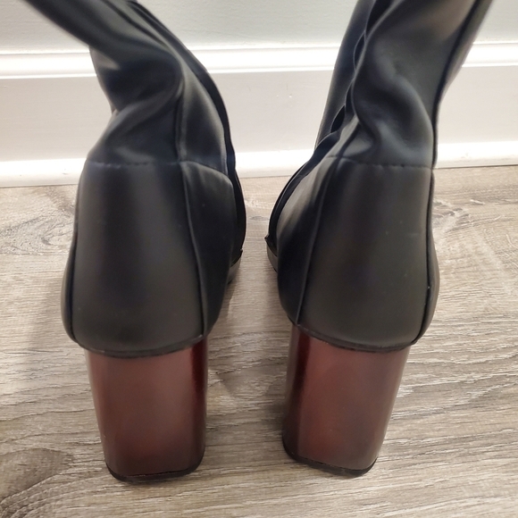 NEW Franco Sarto Borne Black Fashion Boots - Picture 4 of 8